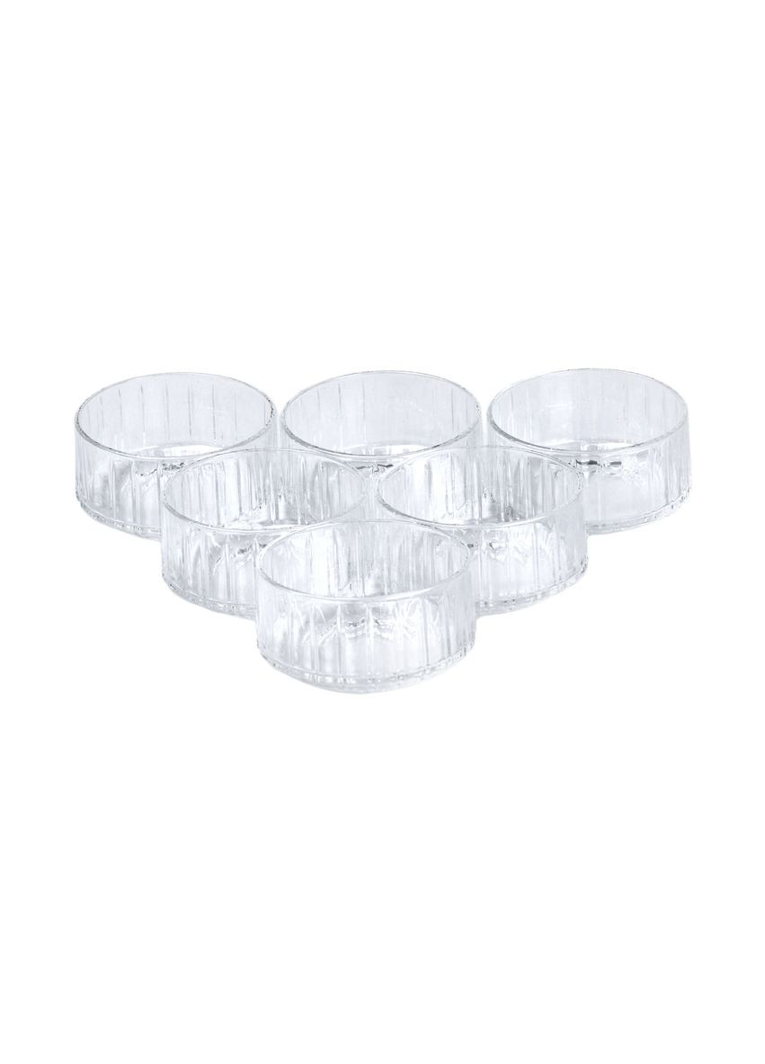 Набор стеклянных пиал Lirmartur прозрачный 6 шт No Brand HP522 (301426351)