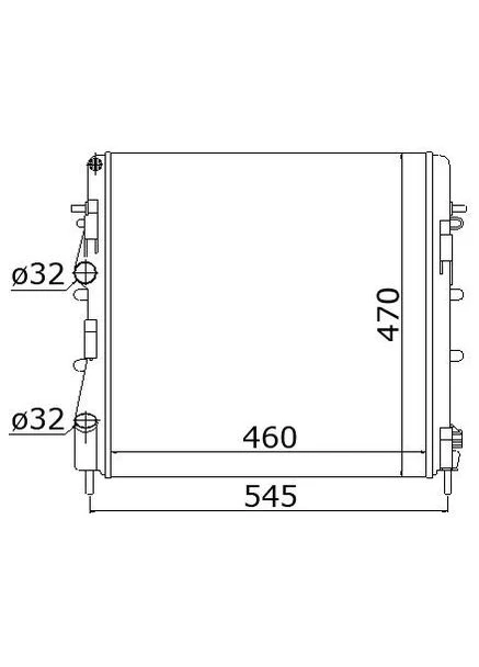 Радиатор охлаждения A RTA 2325 STARLINE (390286690)