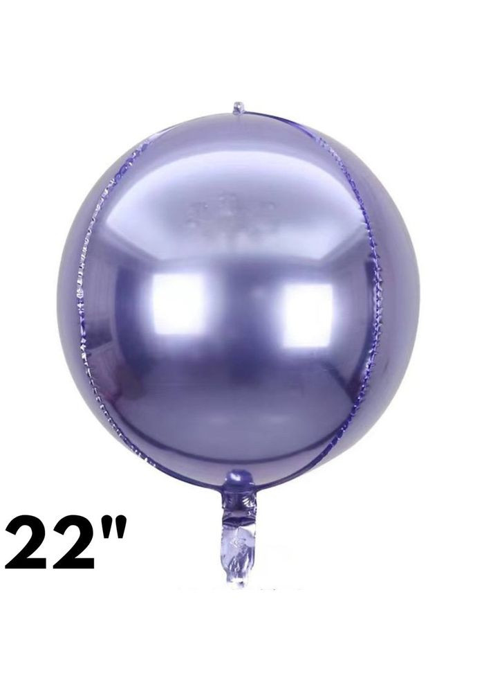 Повітряна куля колір фіолетовий розмір 22 дюйми No Brand (345703546)