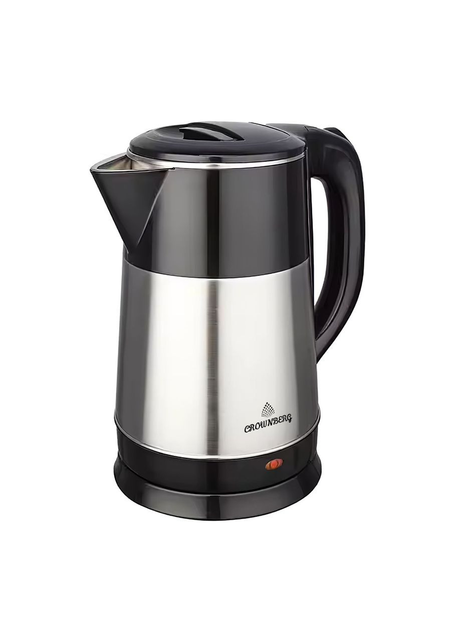 Электрочайник дисковый из нержавеющей стали чайник электрический 1500 Вт 1,8 л (C3691) Crownberg (361161940)