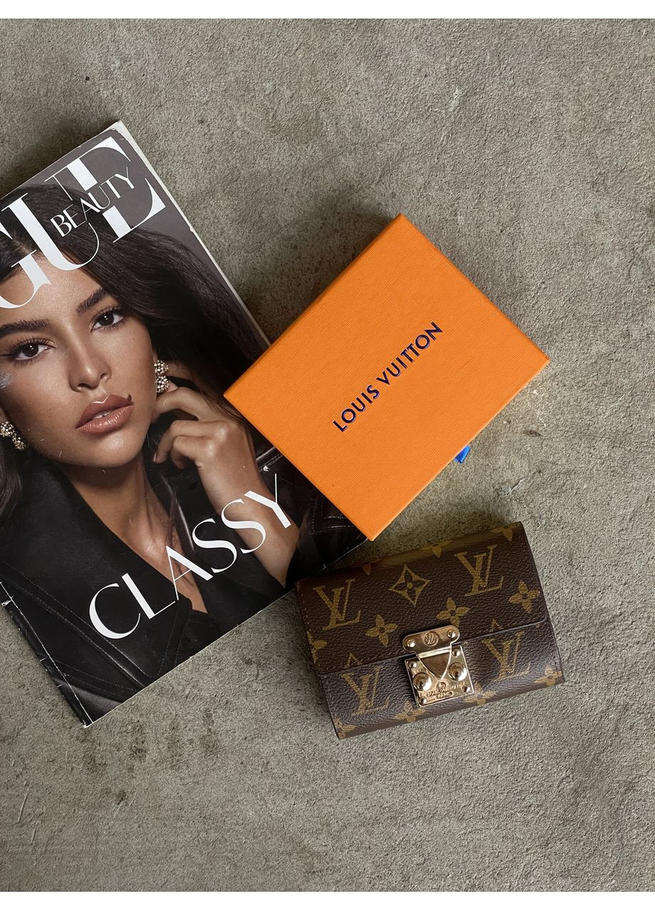 Жіночий гаманець коричневий з коробкою міні No Brand (369935153)