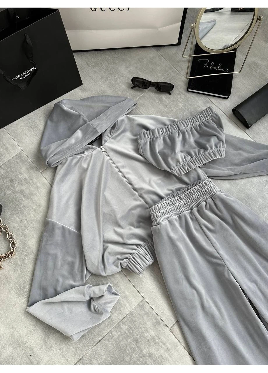 💫 Костюм-трійка "Velvet Muse" DK/DL Мода без кордонів (352390038)