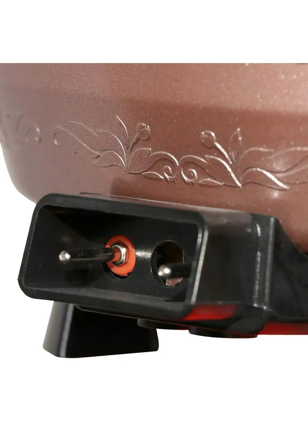 Электрическая кастрюля двойная с прозрачной крышкой регулируемым термостатом на 8 литров 32 см 1500W (480852-Prob) Unbranded (345559547)