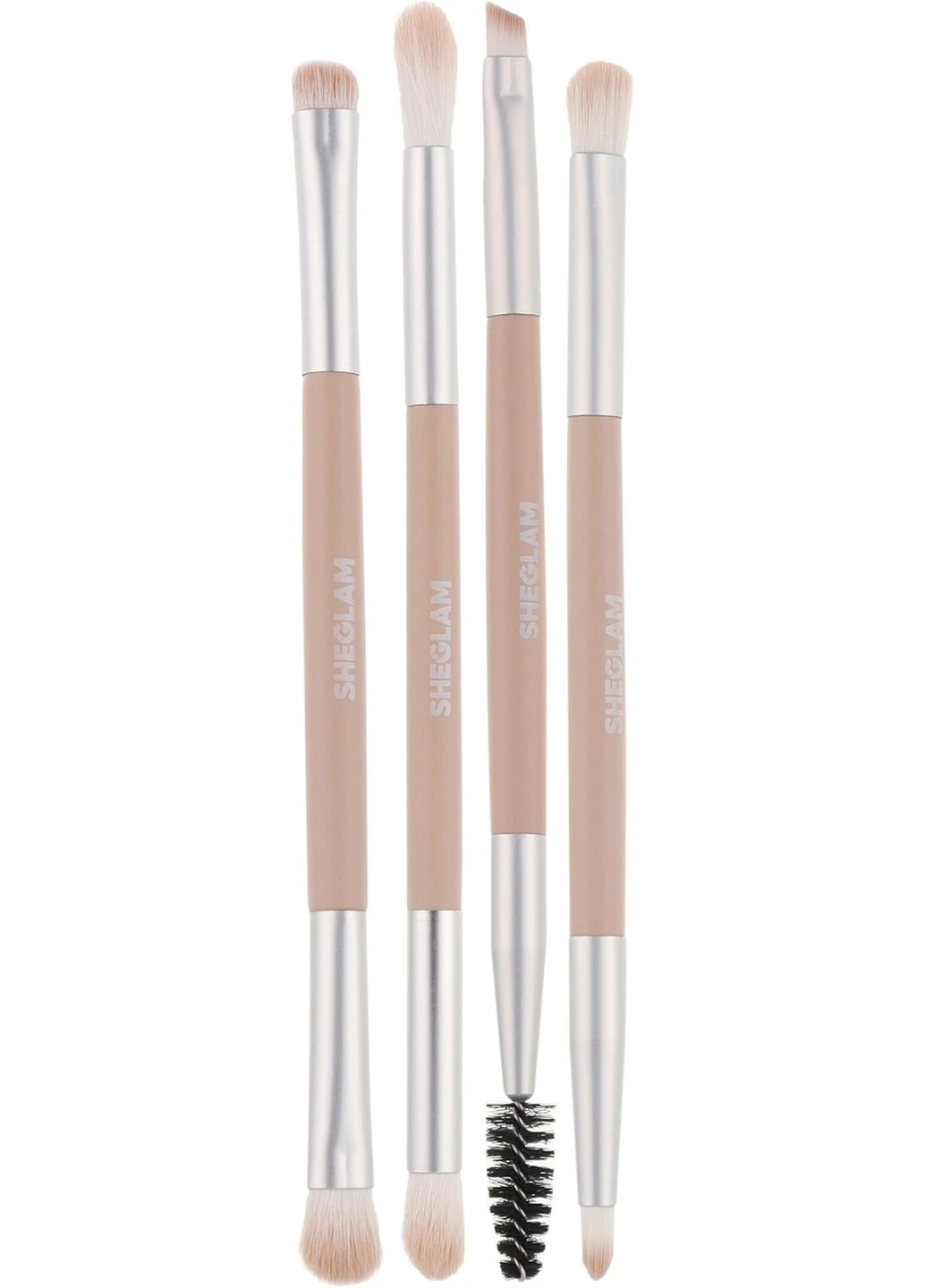 Набір пензлів для макіяжу, 4 шт. Glam 101 Eye Essentials Brush Set With Bag 4шт (1400483-27059759) Sheglam (368661328)