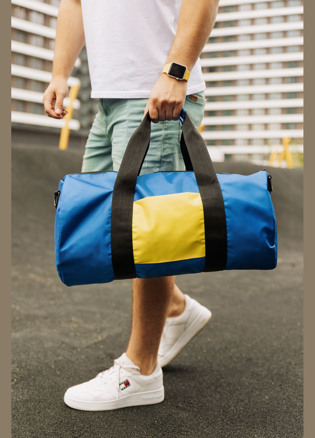 Дорожня сумка синьо-жовта UA HYDE (284724781)