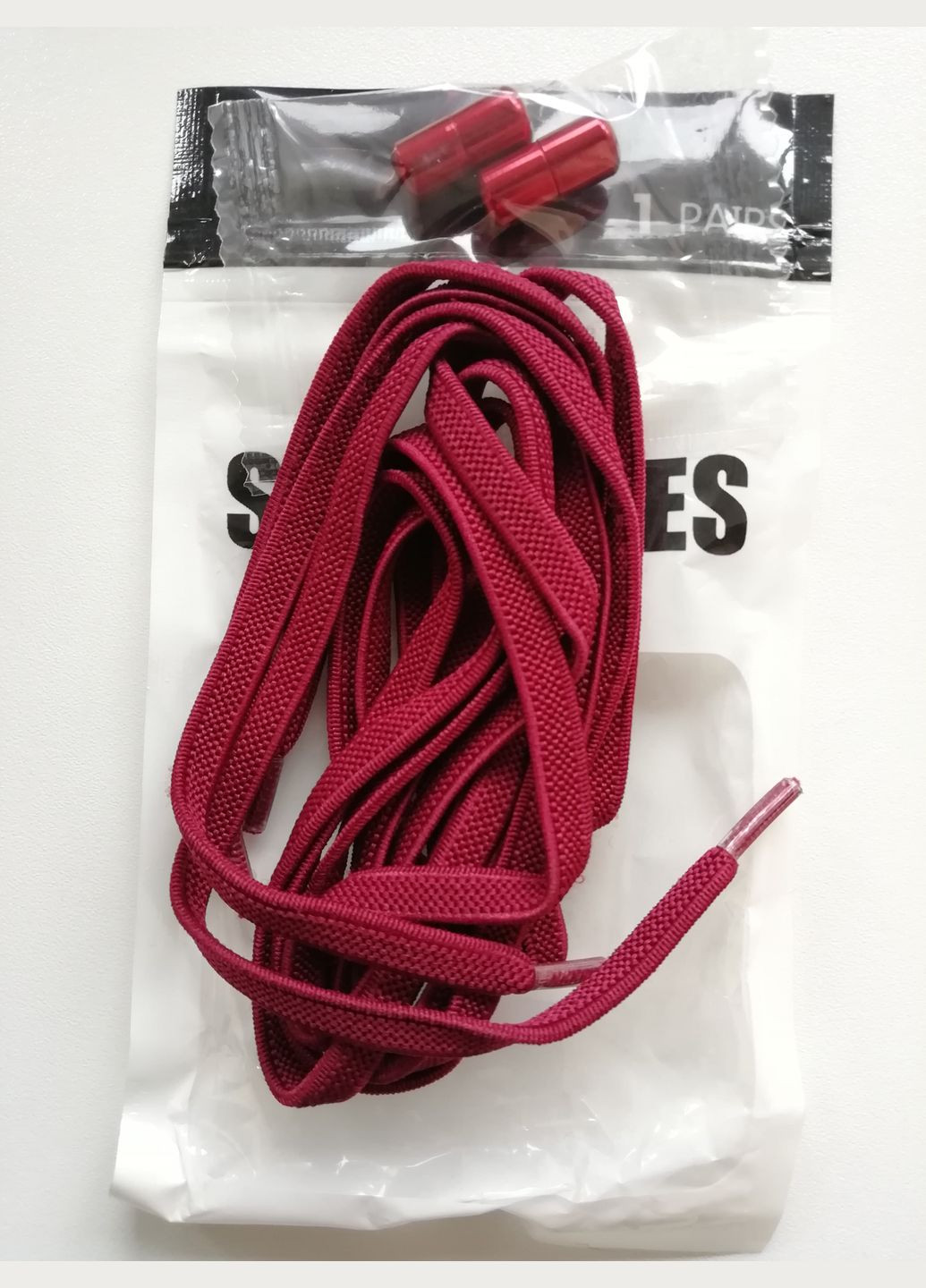 Эластичные плоские шнурки 6мм с закрутками PRC (305391603)