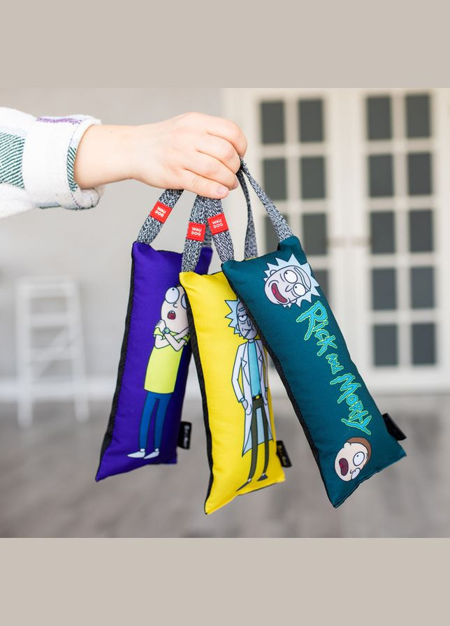 Игрушка для собак Fun с пищалкой, рисунок Год и Морти 1,, Ш 7 см, Д 16 см WAUDOG (371774134)