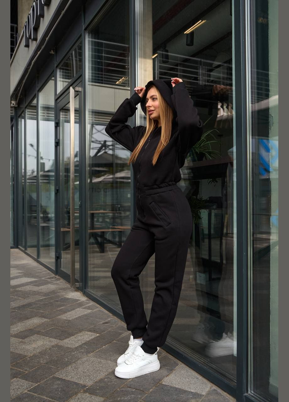 Женский комбинезон с ушками No Brand чёрный