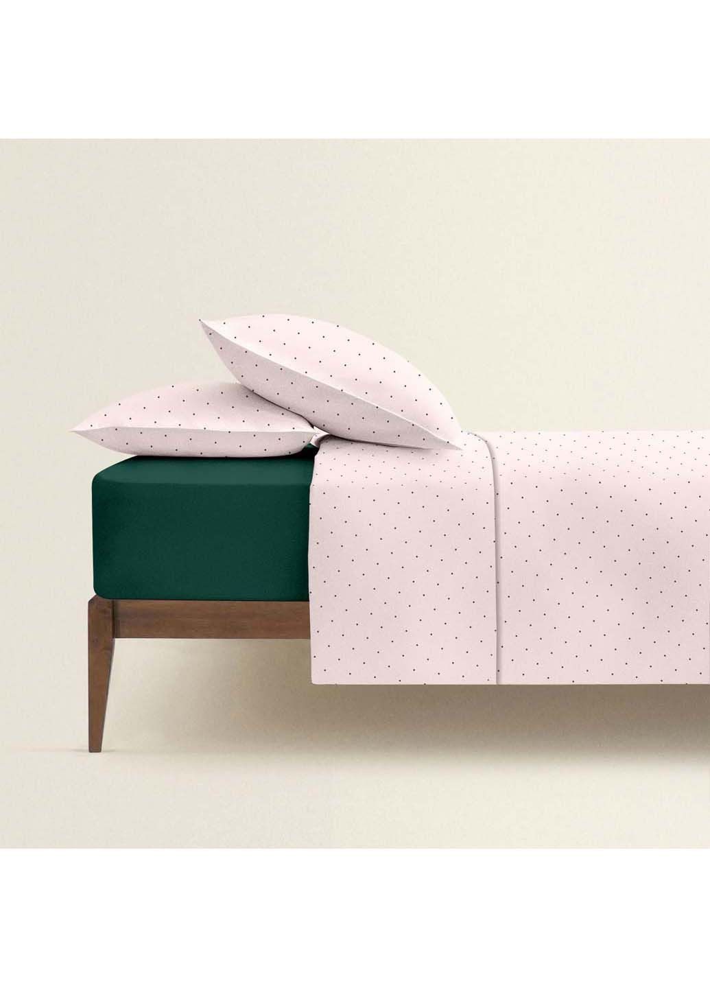 Полуторна постіль з простирадлом на гумці Mini Dots CS22 160х220 см Cosas (307474405)