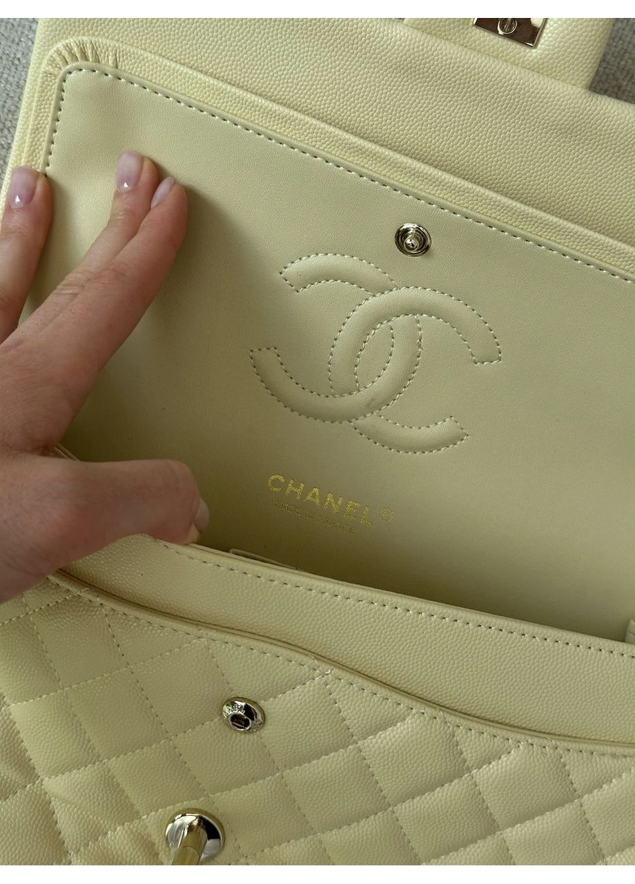 Сумка женская Classic 2.55 Medium Double Flap in Light Yellow No Brand (362488612)