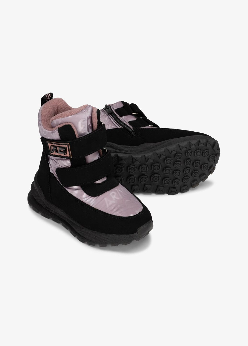 Цветные дутики для девочки 10735f черно-розовый shop (2000990173393) Tom.M