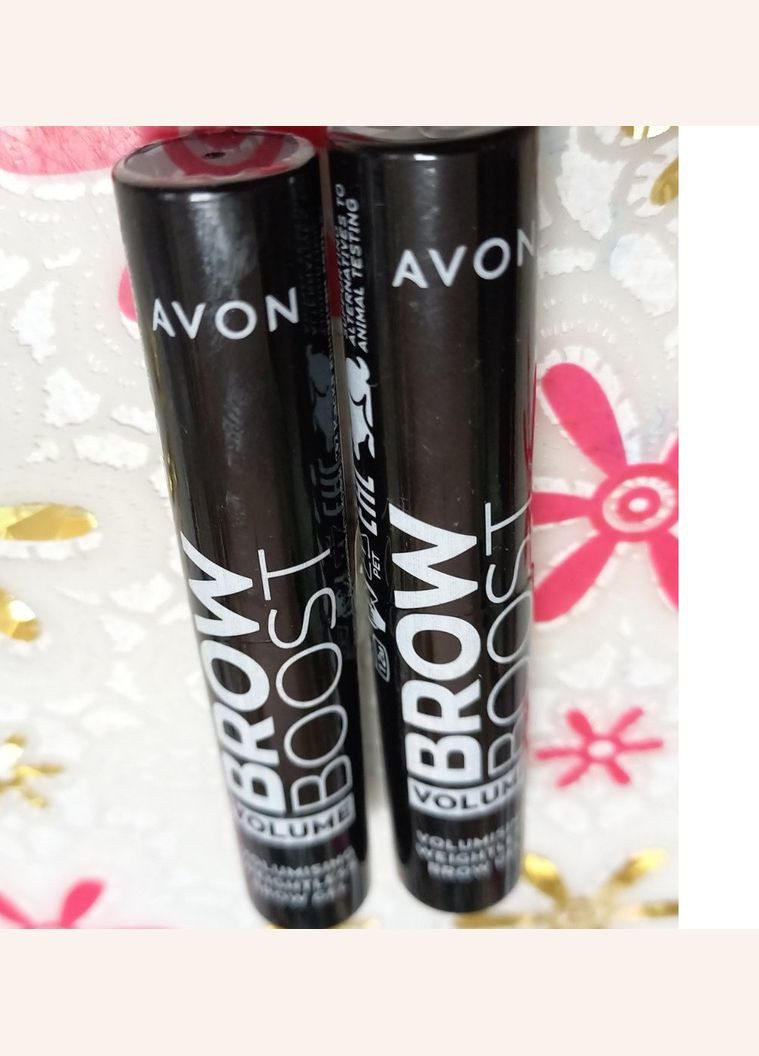 Гель для брів brow boost volume темн- коричневий Brunette Avon (324265206)
