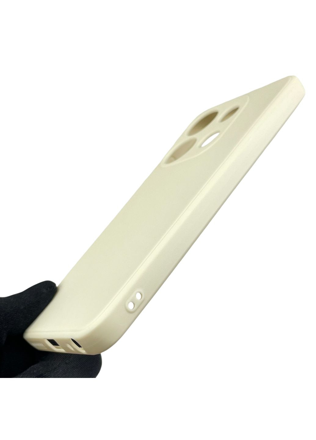 Чехол для Smart 7 HD с квадратными гранями с защитой камеры на инфиникс смарт 7 бежевый Infinix (366021676)