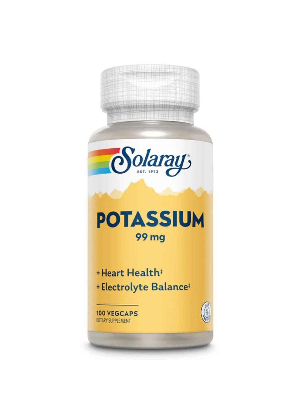 Комплекс Potassium 99mg - 100 vcaps Solaray (300709478)