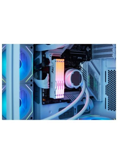 Модуль памяти для компьютера (ex.HyperX) (KF560C36BWE2AK2-32) Kingston FURY DDR5 32GB (2x16GB) 6000 MHz Beast RGB EXPO White (389701377)
