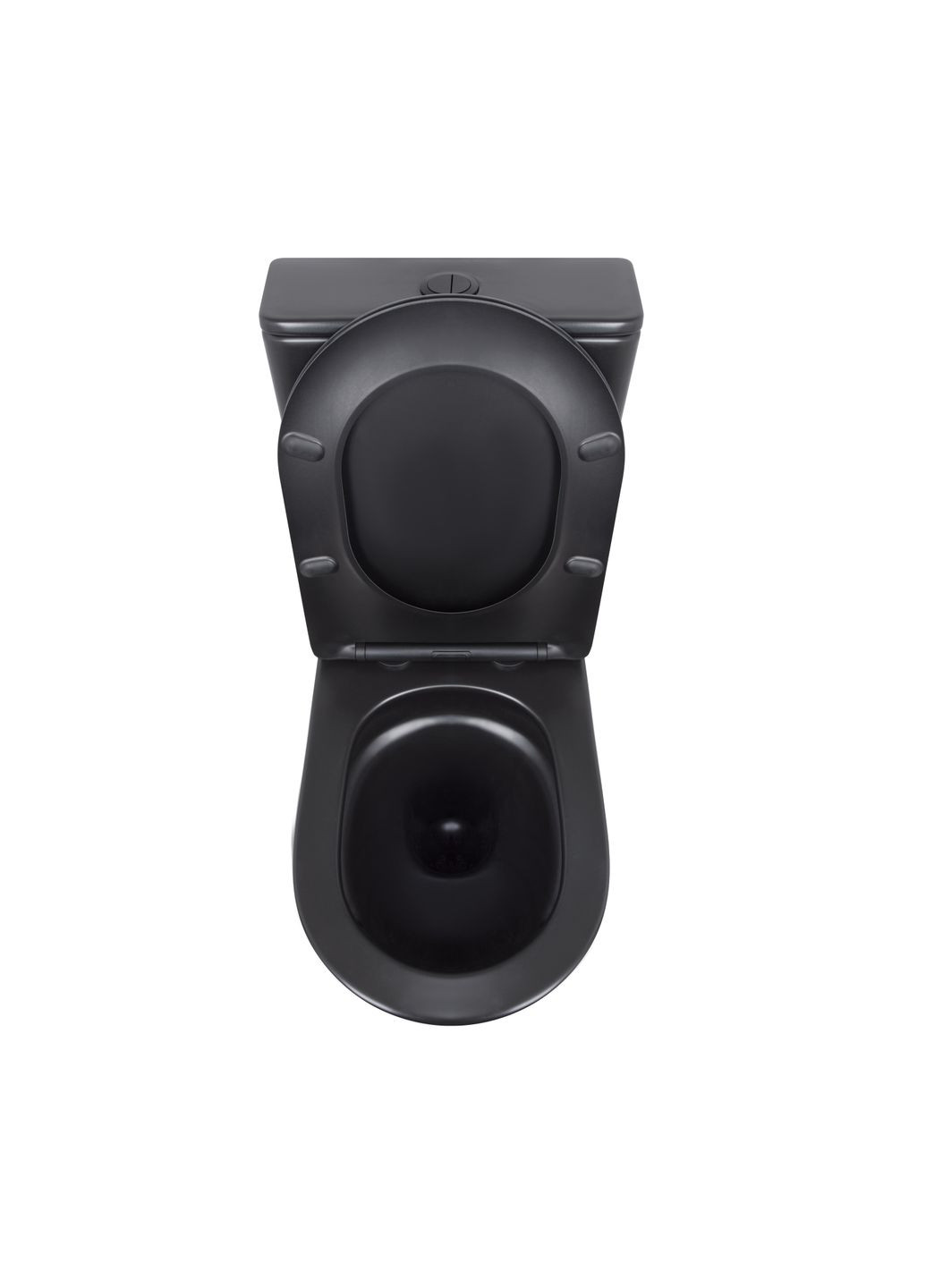 Унітаз підлоговий Scorpio Ultra Quiet безобідковий з сидінням Soft-close MATT BLACK Qtap QT14226088AMB (341326552)