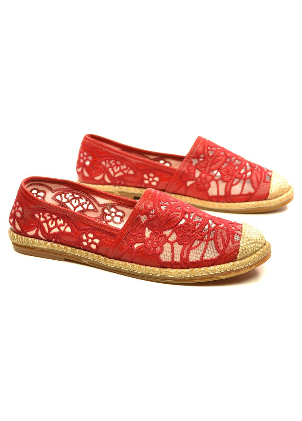Красные весенние мокасины MTA