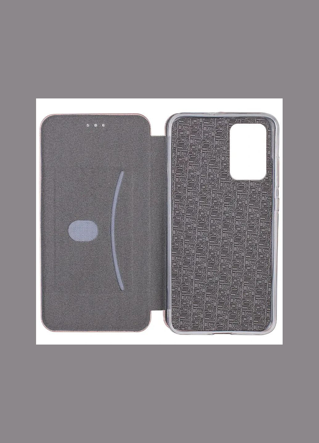 Чехол книжка Samsung Galaxy A20 эко-кожа Premium Case для смартфона Розовое золото MOXOM (317311925)
