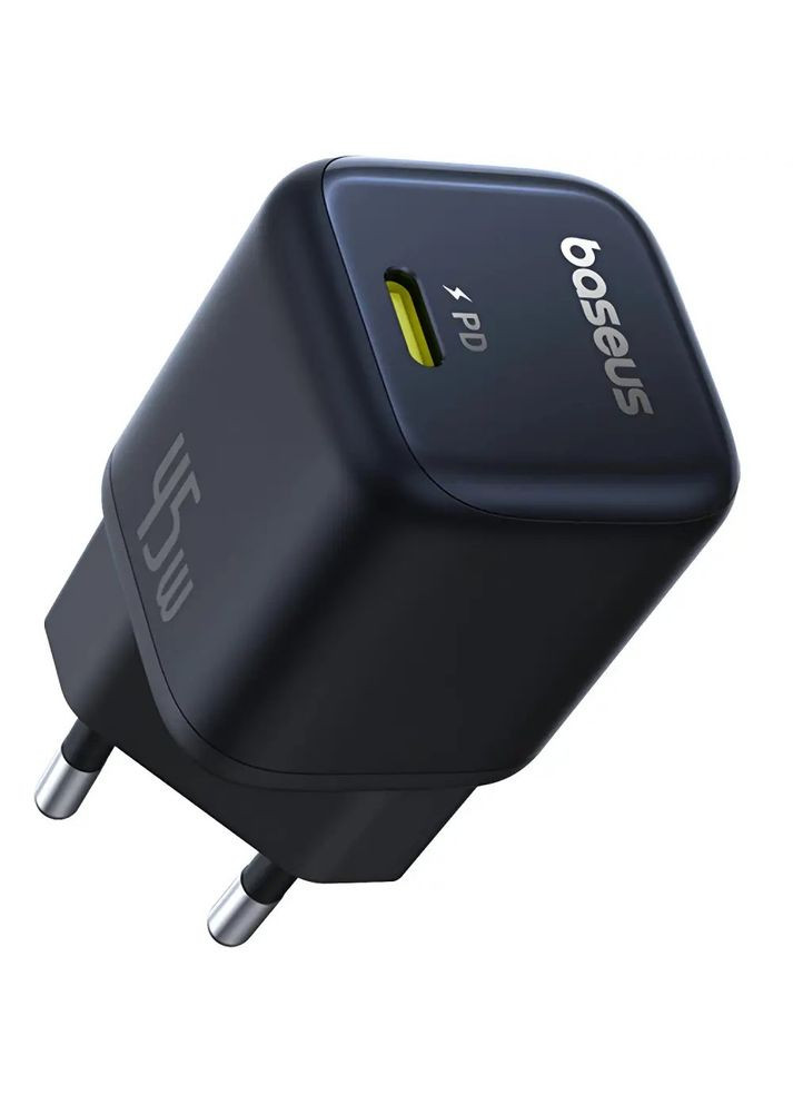 Зарядний пристрій — адаптер живлення PicoGo GaN Fast Charger 1C 45 W Baseus (318555703)