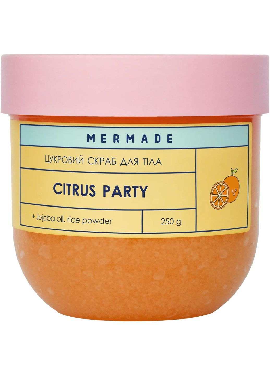 Сахарный скраб для тела Citrus Party 250 г MERMADE MRSS0007 (328394696)