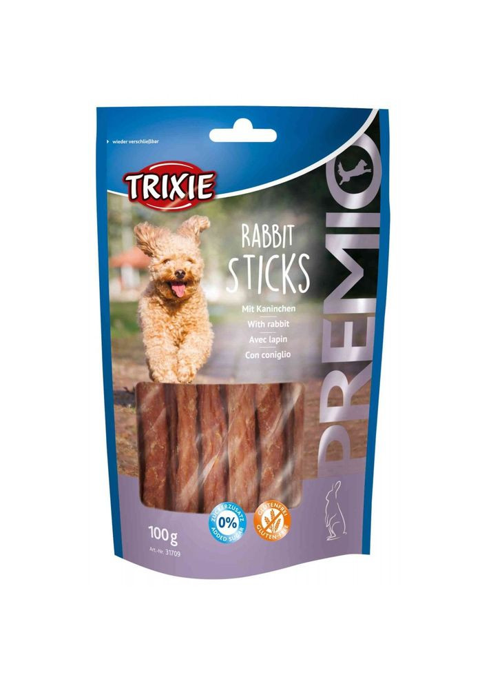 Ласощі Premio Rabbit Sticks для собак палички з кроликом 100 г Trixie (355255759)