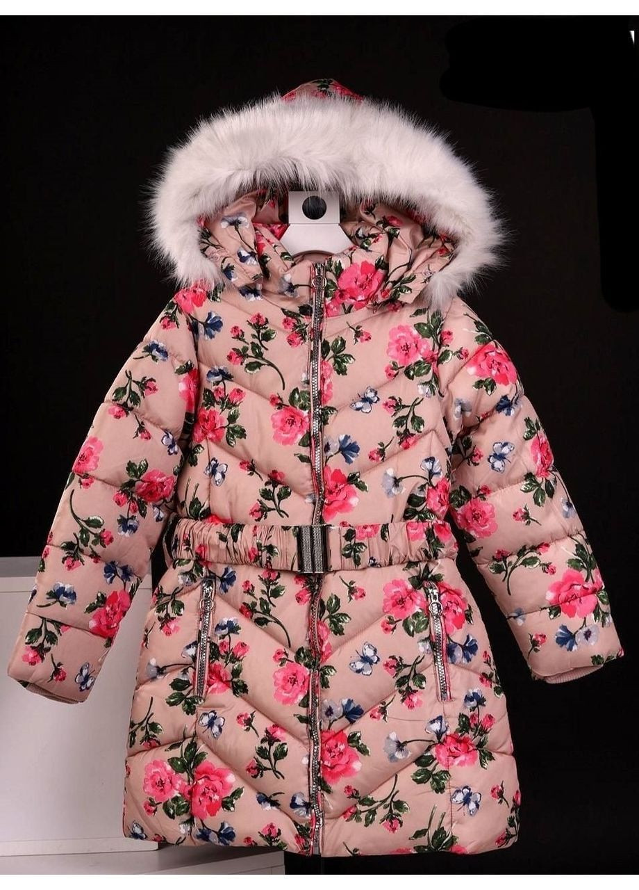 Светло-бежевая куртка детская No Brand