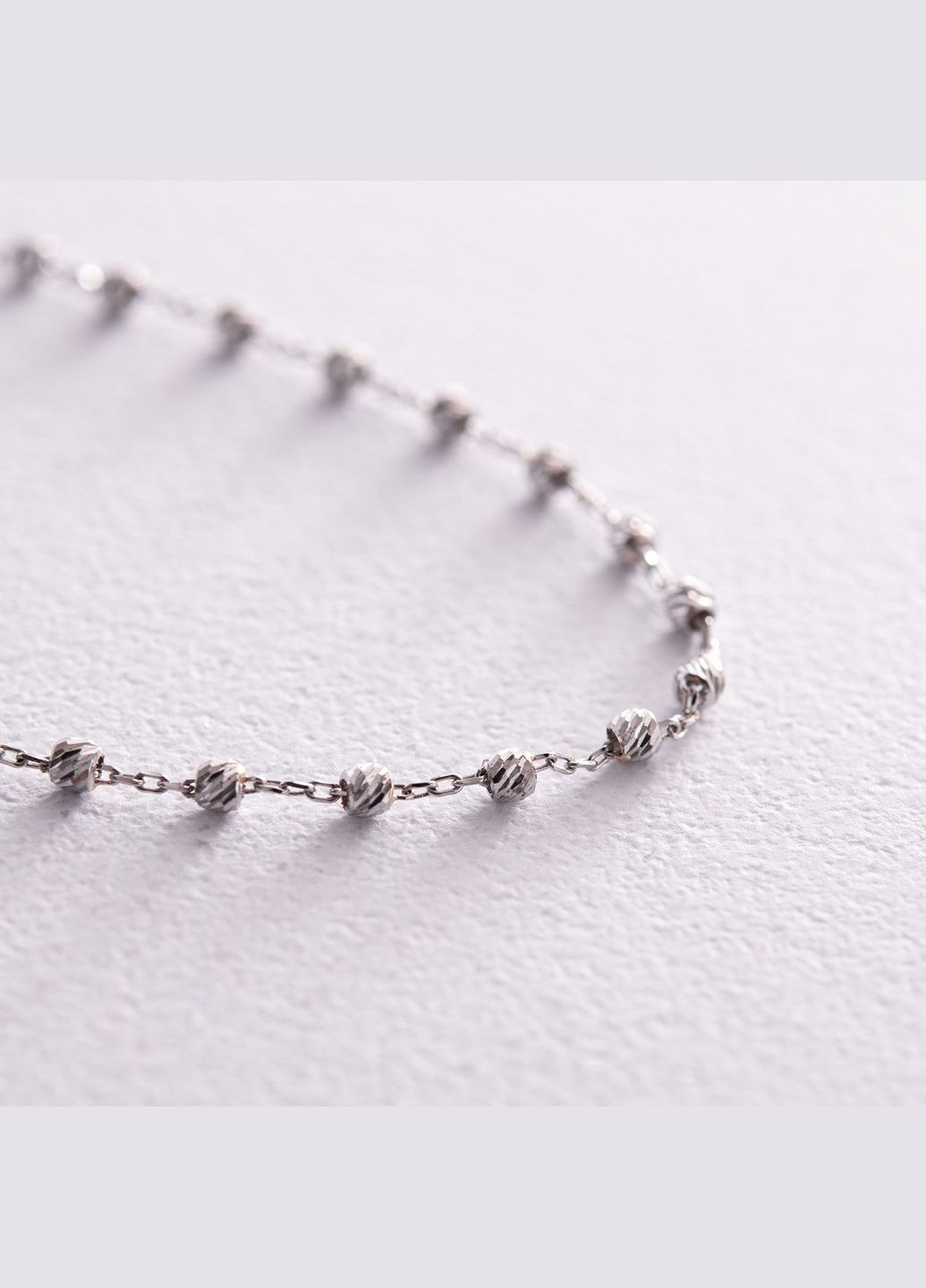 Браслет Кульки у білому золоті б05190 20 20 Oniks (264024202)