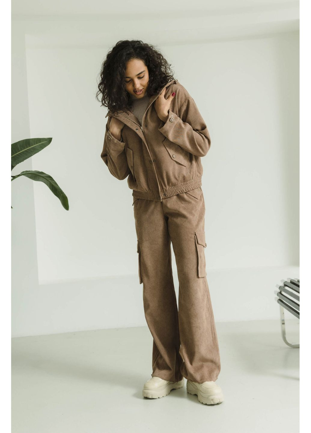 Коричнева демісезонна куртка 2135-1.5613 Seventeen