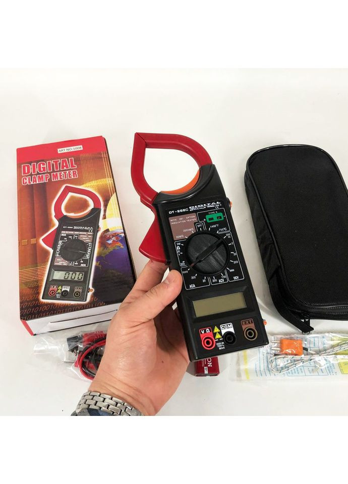 Тестер для електрика DT 266C, Кліщі для постійного струму, Вимірювач частоти XV-178 змінного струму Digital (352770249)