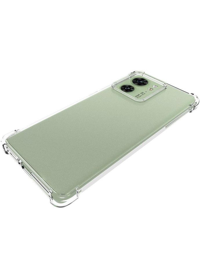 Силіконовий прозорий чохол для Moto Edge 40 посилені кути Motorola (322211398)