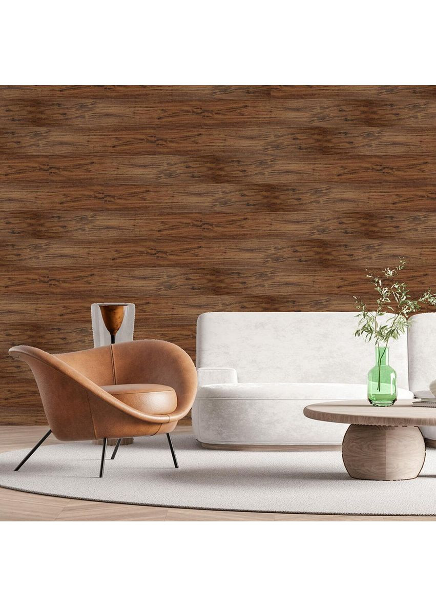 Самоклеюча вінілова плитка 152.4х914.4х1.5мм Темне дерево, ціна за 1 шт. (СВП-004) Матова SW-00000222 Sticker Wall (353968354)