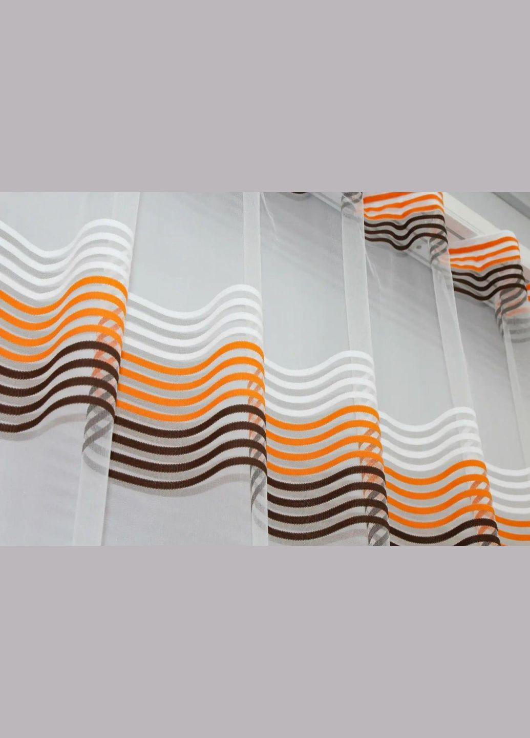 Тюль Гардины на фатине 3 м в гостиную 300x270 см (tul-943т-5) No Brand (306633678)