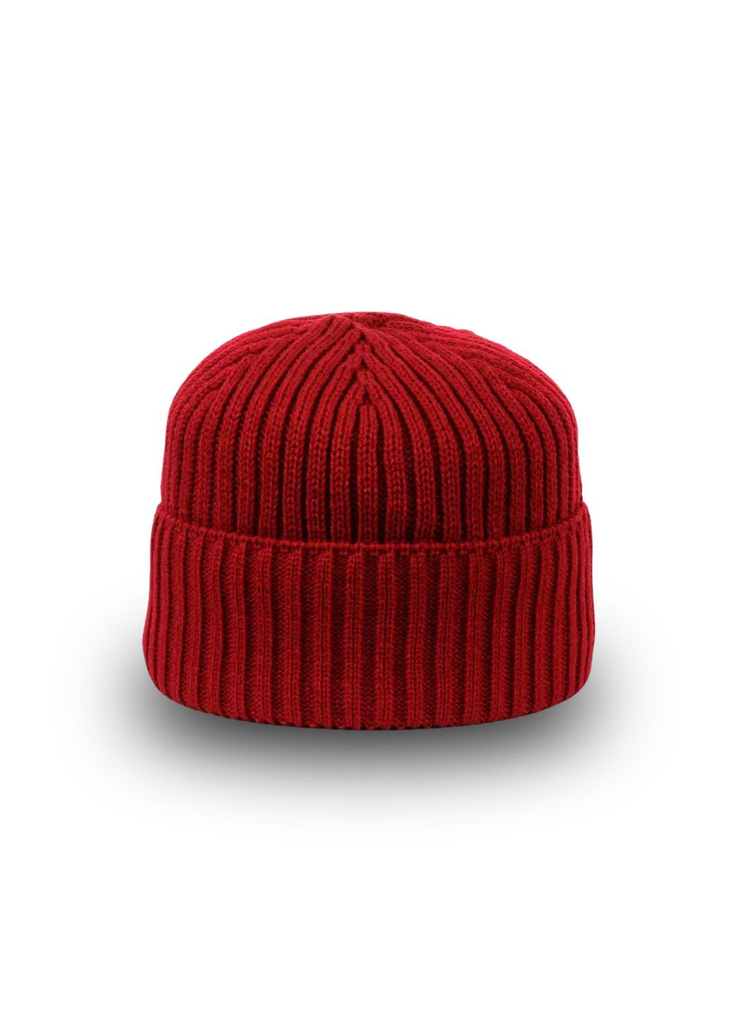 Класична зимова чоловіча шапка 1х1 No Brand Чоловіча зимова шапка (362556512)