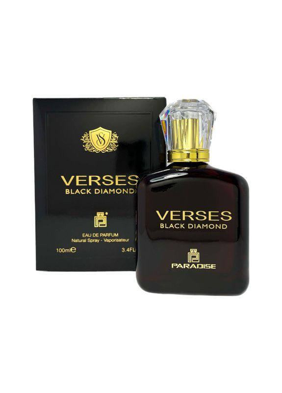 Парфюмерная вода женская VERSES BLACK DIAMOND WOMAN EDP 100 мл. 0891 Paradise (335869343)