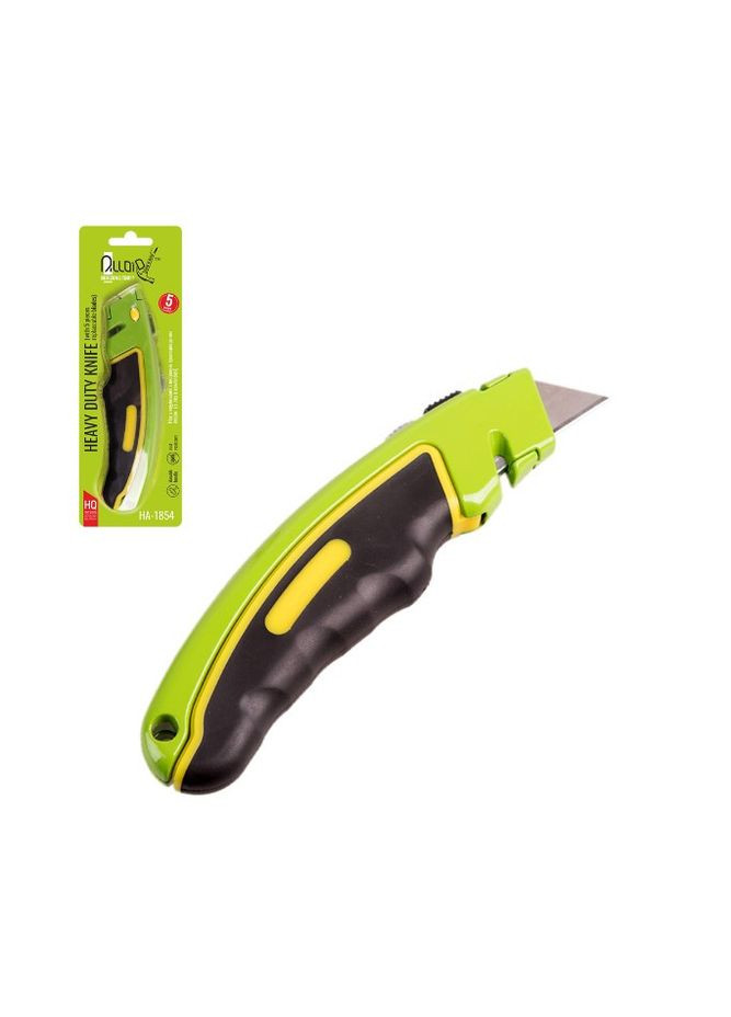 Нож строительный с трапециевидным выдвижным лезвием, 5шт. (НА-1854) 49708 Alloid (305575641)