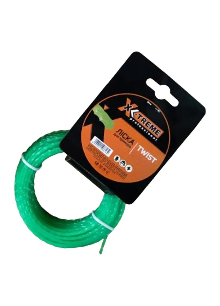 Леска к мотокосе 3,0мм x15м TWIST (крученый квадрат) X-Treme (322770858)