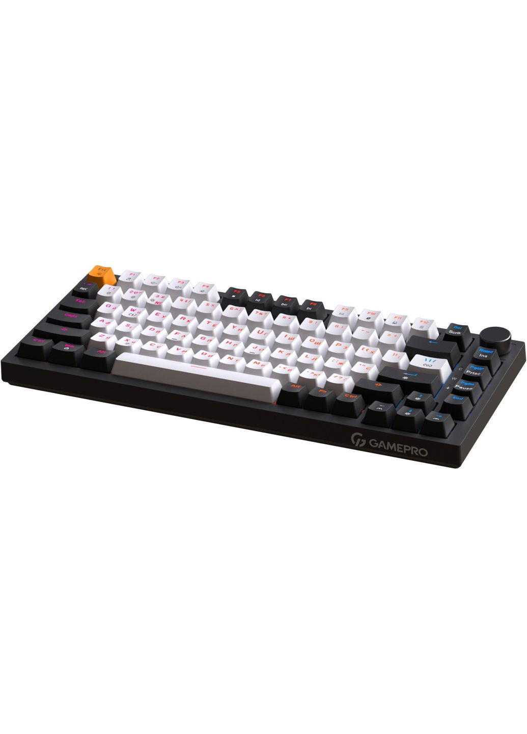 Клавіатура MK160B Red з Hot-Swap RGB Black GAMEPRO (336957651)