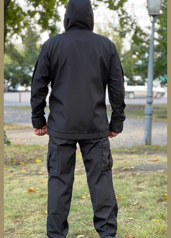 Куртка тактическая демисезонная черная 182/188 ProsPerous (324402377)