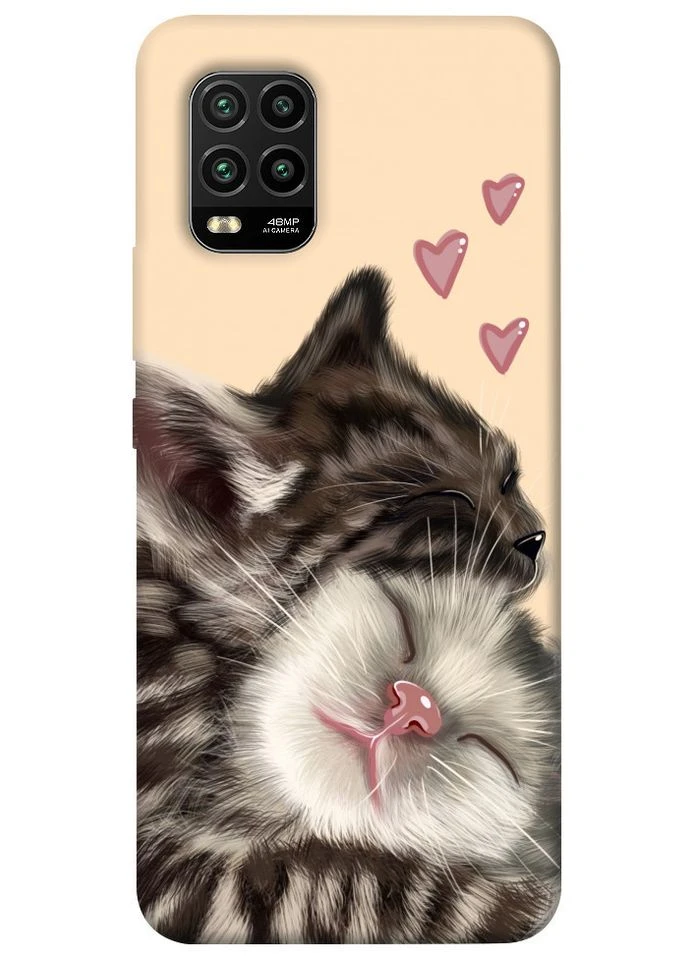 Чохол з принтом для Xiaomi Mi 10 Lite / на Ксяомі, сяомі, ксіомі Мі 10 лайт Cats love No Brand (339060771)