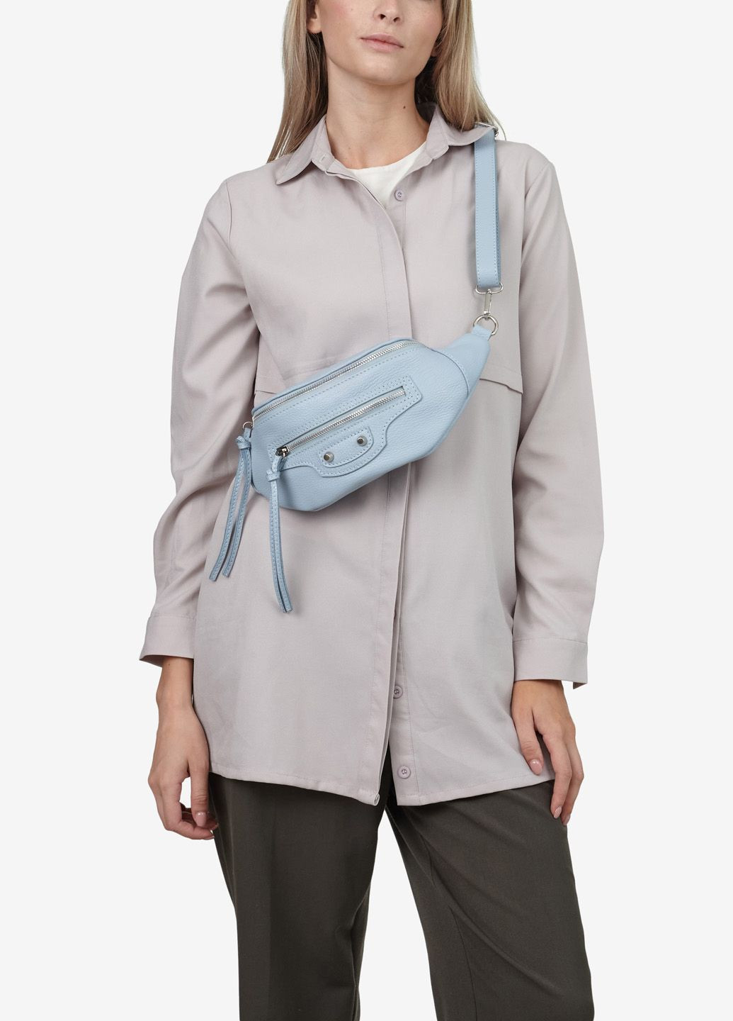 Поясная сумка кожаная женская (бананка) Regina Notte (295261936)