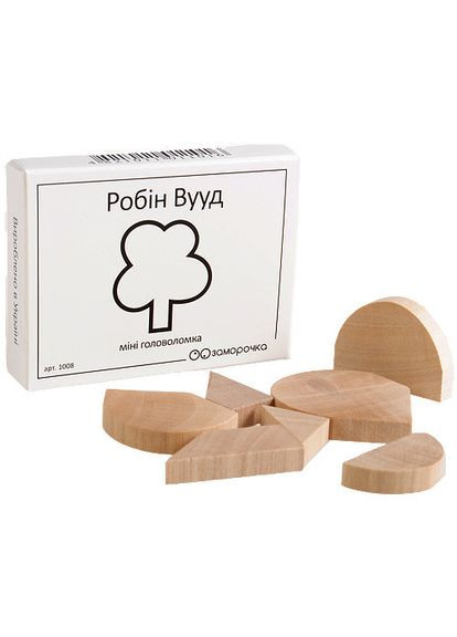 Мини головоломка Робин Вууд 5024 деревянная Заморочка (363266675)