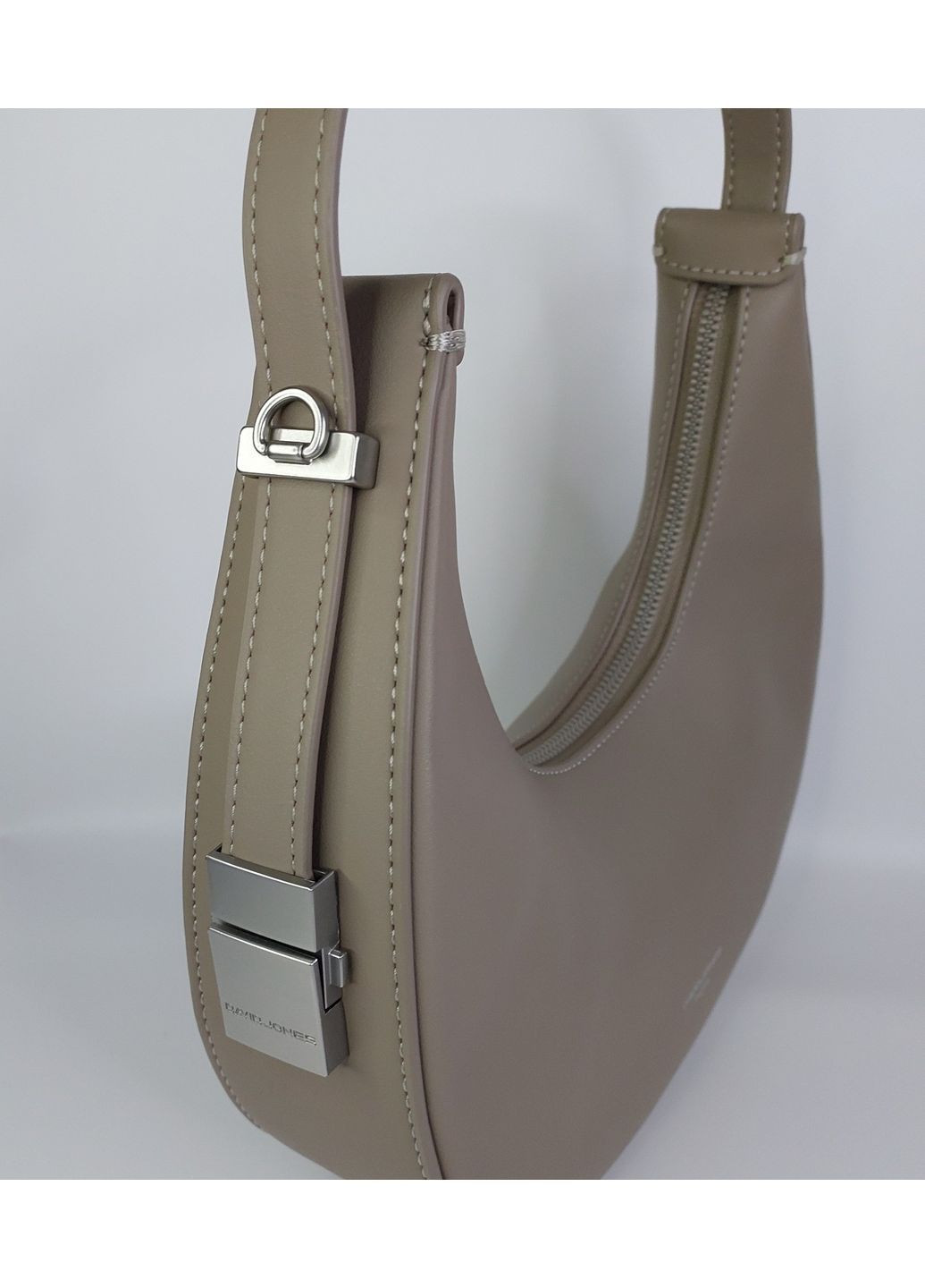 Жіноча сумка багет тауп David Jones (368774419)