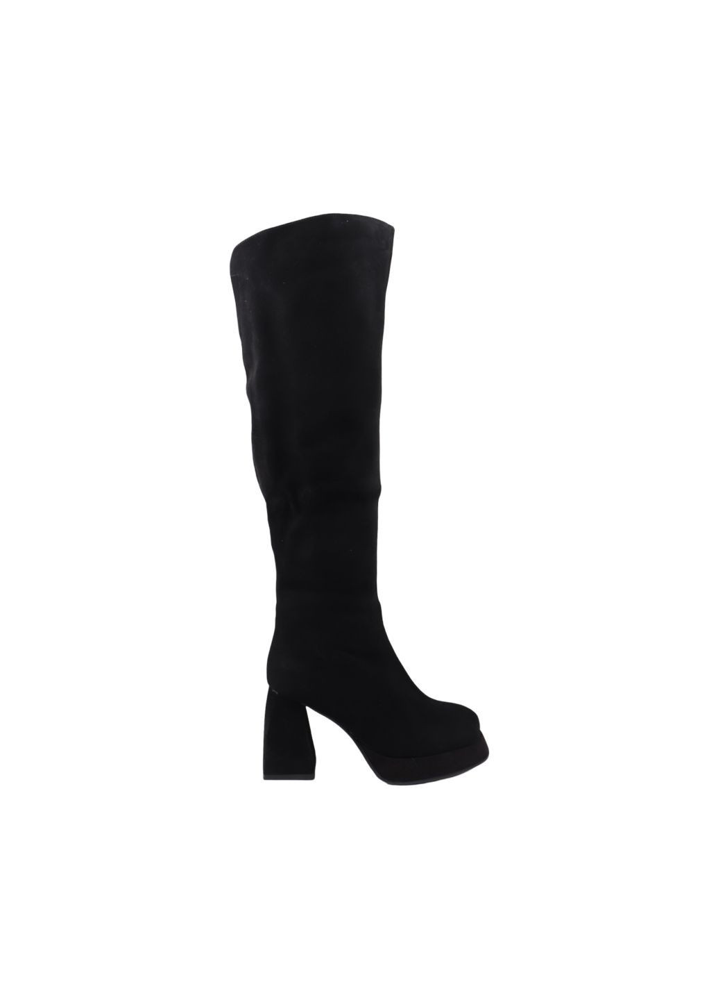 Чоботи жіночі чорні натуральна замша FARINNI 697-25ZS (306855937)