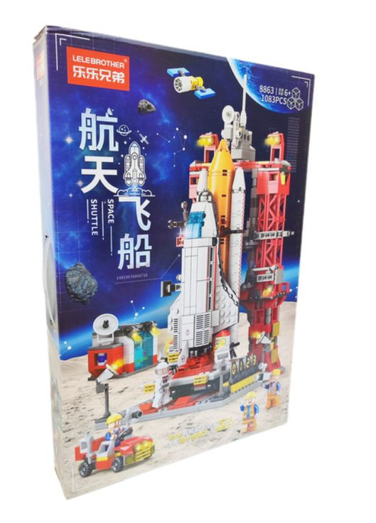 Конструктор Ракета Космический шаттл Космос Космическая станция Space Shuttle 1083 деталей No Brand (323222614)