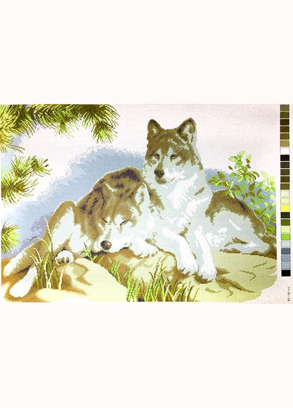 Схема для вышивания крестиком на канве А3 А3-18-43 FROM FACTORY SHB (340464673)