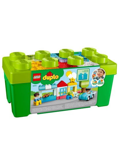 Конструктор DUPLO Classic Коробка з кубиками 65 деталей (10913) Lego DUPLO Classic Коробка с кубиками 65 деталей (366692055)