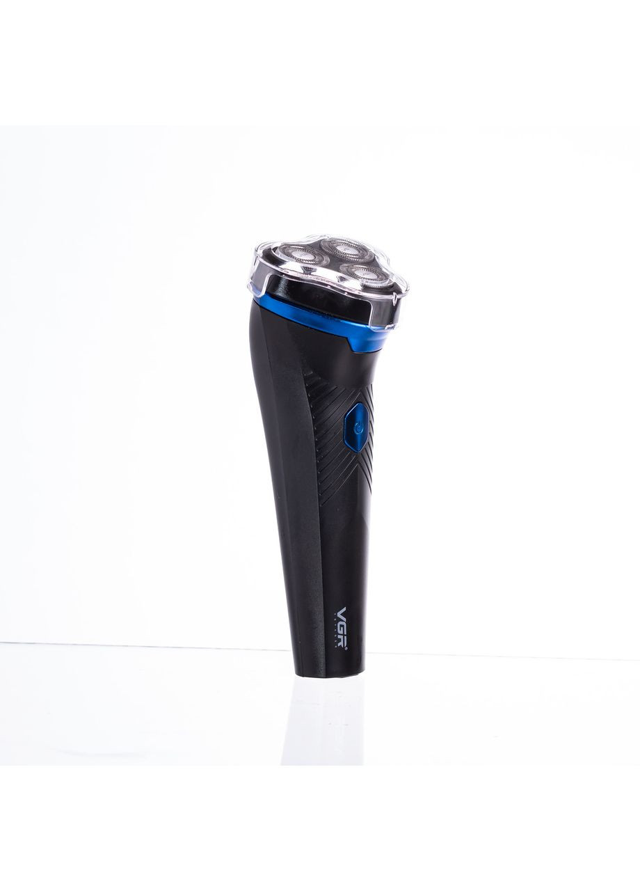 Електробритва для чоловіків роторна для вологого та сухого гоління з дисплеєм VGR V-314 Jooki (360920829)