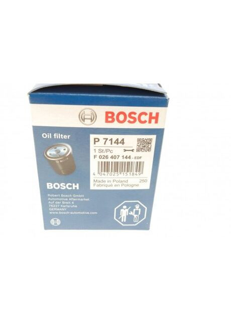 Фильтр масляный VAG 1.2 TDI 10- (пр-во ) F026407144 Bosch (366135728)