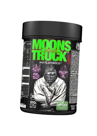 Предтрен з креатином та кофеїном, Moonstruck II Pre-workout, 510г Кавун (11581001) Zoomad Labs (322724393)
