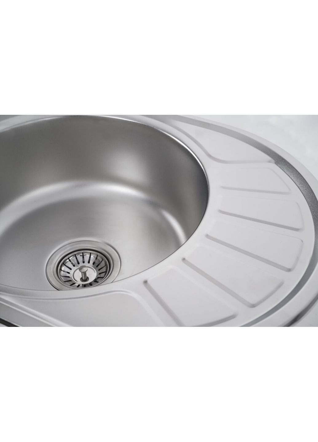 Кухонная мойка из нержавеющей стали САТИН 5745 (0,8/180 мм) Valeso (336936262)